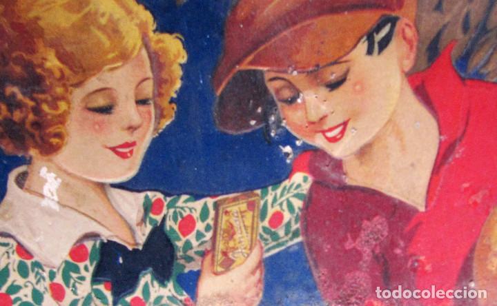 Coleccionismo de carteles: CARTEL CHOCOLATES JUNCOSA, SIN FECHA. - Foto 2