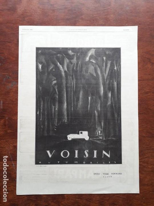 Poster collecting: VOISIN AUTOMOBILES ANTIGUOS VOITURE COCHE 3 HOJAS PUBLICIDAD A&Ntilde;OS 1924-1927-1928