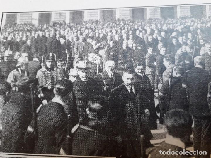 Collezionismo di affissi: ALFONSO XIII MADRID BENDICION Y ENTREGA BANDERA SOMATEN 2 HOJAS A&Ntilde;O 1924
