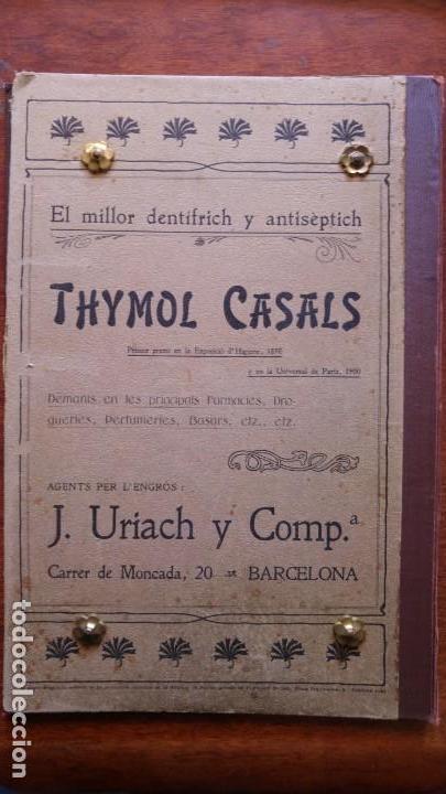 Collezionismo di affissi: THYMOL CASALS EL MILLOR DENTIFRICH Y ANTISEPTICH .BARCELONA .