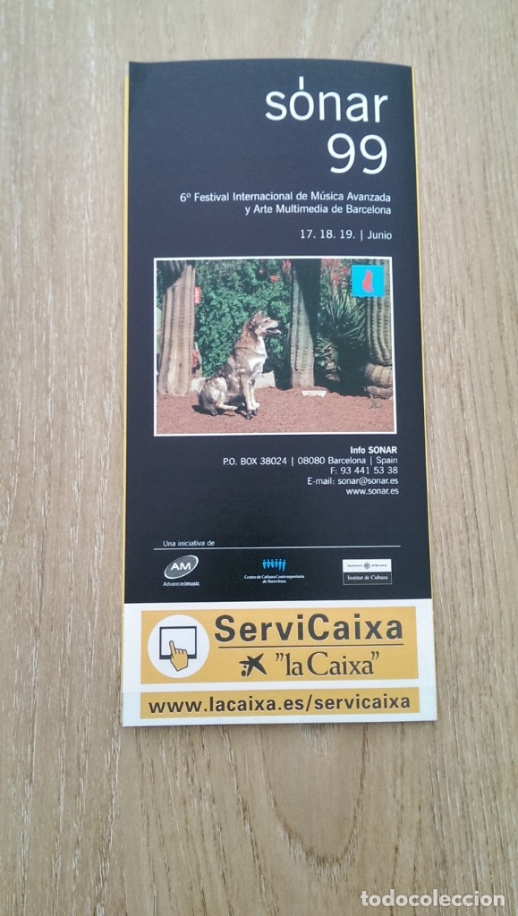Coleccionismo de carteles: CARTEL TR&Iacute;PTICO &laquo;S&Oacute;NAR 99&raquo;. - Foto 1