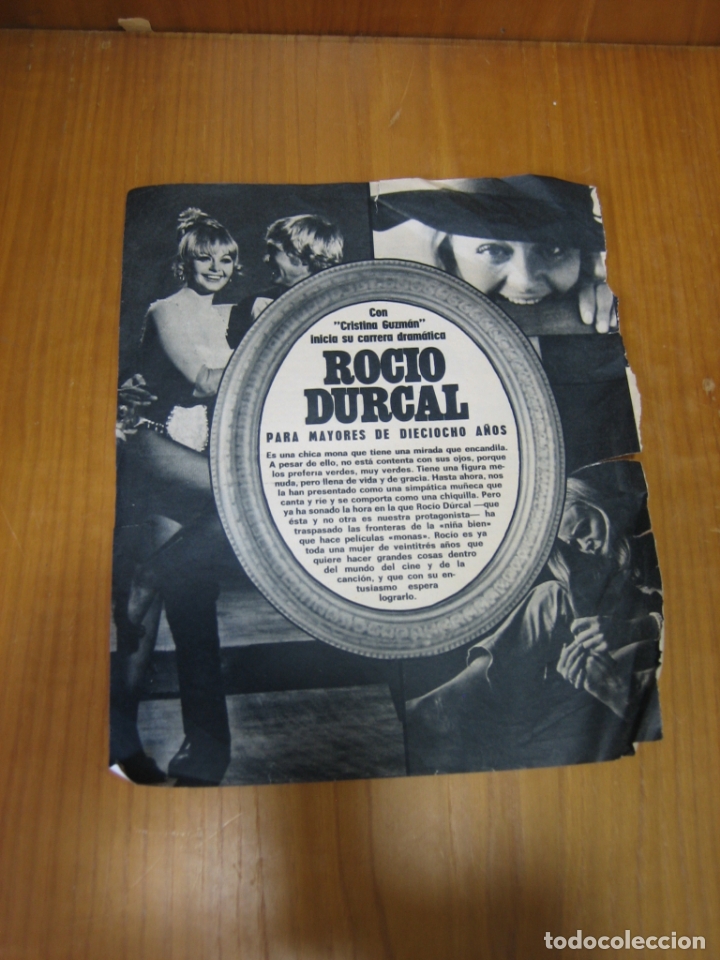Coleccionismo de carteles: Recorte de prensa o revista . Roc&iacute;o D&uacute;rcal