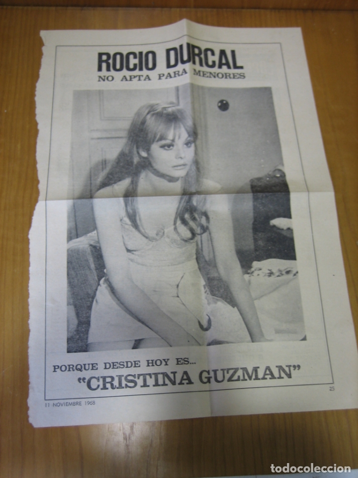 Coleccionismo de carteles: Recorte de prensa o revista . Roc&iacute;o D&uacute;rcal