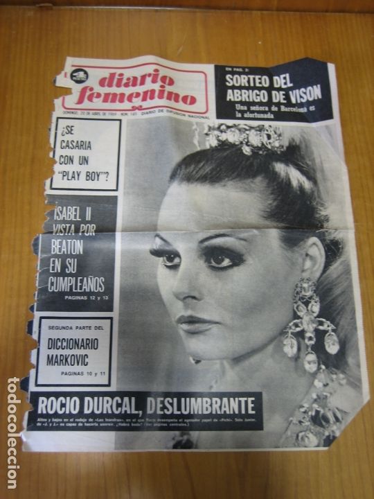 Coleccionismo de carteles: Recorte de prensa o revista . Roc&iacute;o D&uacute;rcal