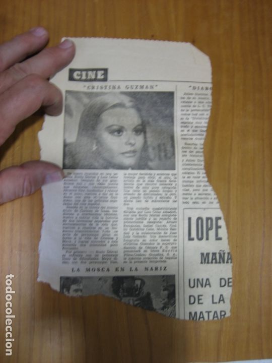 Coleccionismo de carteles: Recorte de prensa o revista . Roc&iacute;o D&uacute;rcal