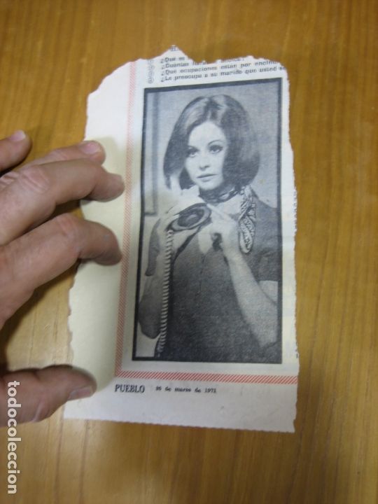 Coleccionismo de carteles: Recorte de prensa o revista . Roc&iacute;o D&uacute;rcal
