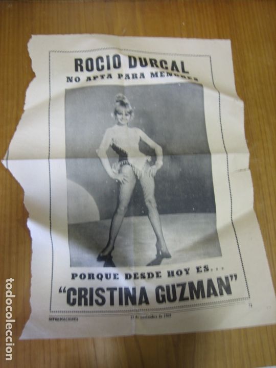 Coleccionismo de carteles: Recorte de prensa o revista . Roc&iacute;o D&uacute;rcal