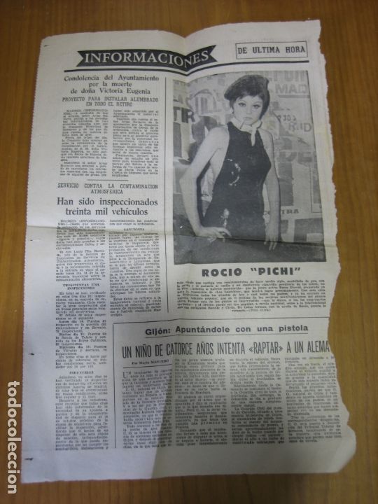 Coleccionismo de carteles: Recorte de prensa o revista . Roc&iacute;o D&uacute;rcal