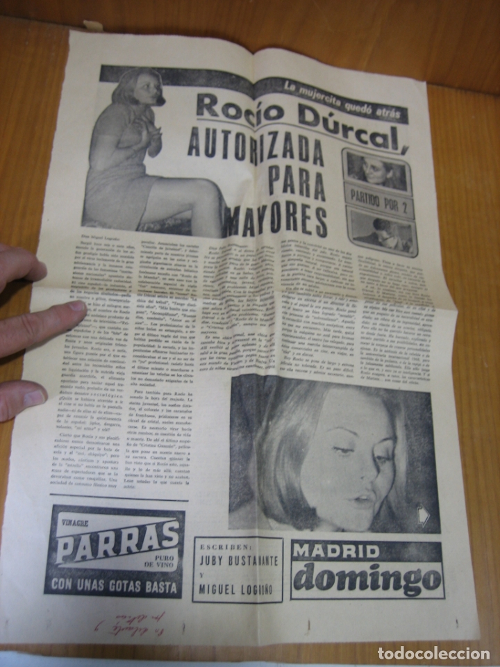 Coleccionismo de carteles: Recorte de prensa o revista . Roc&iacute;o D&uacute;rcal
