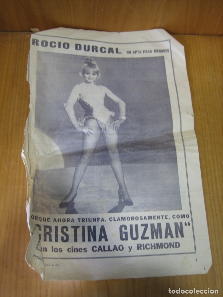 Coleccionismo de carteles: Recorte de prensa o revista . Roc&iacute;o D&uacute;rcal