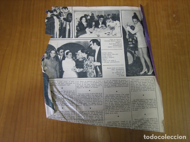Coleccionismo de carteles: Recorte de prensa o revista . Roc&iacute;o D&uacute;rcal