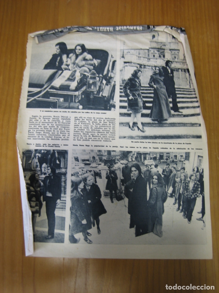 Coleccionismo de carteles: Recorte de prensa o revista . Roc&iacute;o D&uacute;rcal