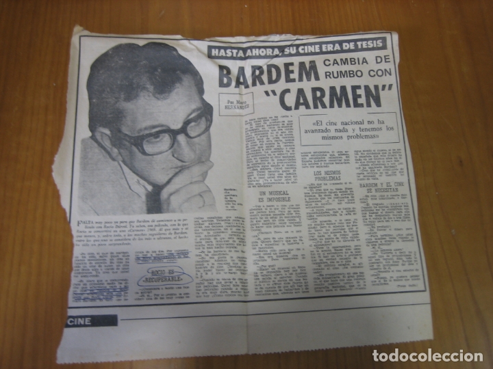 Coleccionismo de carteles: Recorte de prensa o revista . Roc&iacute;o D&uacute;rcal