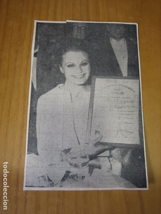 Coleccionismo de carteles: Recorte de prensa o revista . Roc&iacute;o D&uacute;rcal
