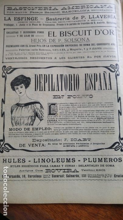 Sammeln von Plakaten: DEPILATORIO ESPA&Ntilde;A EN POLVO VELLO O PELO CUERPO MUJER HOJA PUBLICIDAD A&Ntilde;O 1911