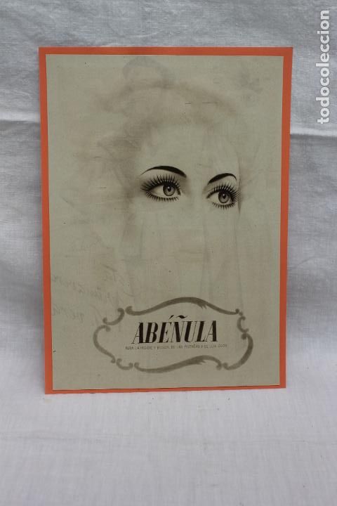 Coleccionismo de carteles: HOJA PUBLICIDAD ABE&Ntilde;ULA PARA LA HIGIENE Y BELLEZA DE LAS PESTA&Ntilde;AS Y DE LOSOJOS., A&Ntilde;OS 30