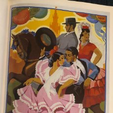 Coleccionismo de carteles: CARTEL SEMANA SANTA Y FERIA DE SEVILLA, AÑO 1946. REPRODUCCIÓN, LÁMINA ENMARCABLE. 22 X 32 CM. NUEVO. Lote 184699562