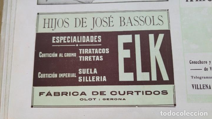 Collezionismo di affissi: FABRICA DE CURTIDOS HIJOS JOSE BASSOLS ELK CURTICION CROMO IMPERIAL HOJA PUBLICIDAD A&Ntilde;O 1920