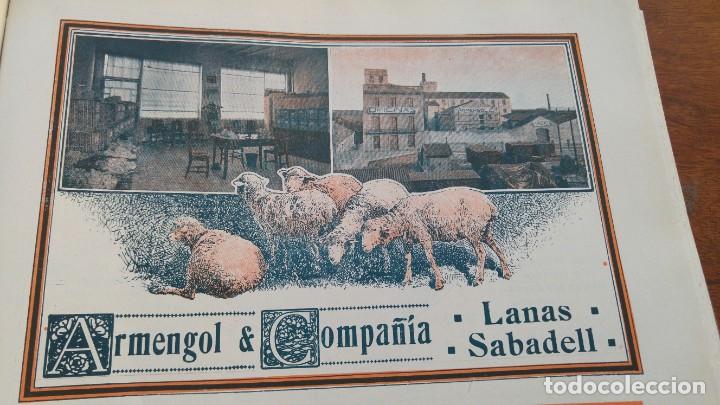 Collezionismo di affissi: ARMENGOL & COMPA&Ntilde;IA LANAS SABADELL HOJA PUBLICIDAD A&Ntilde;O 1920