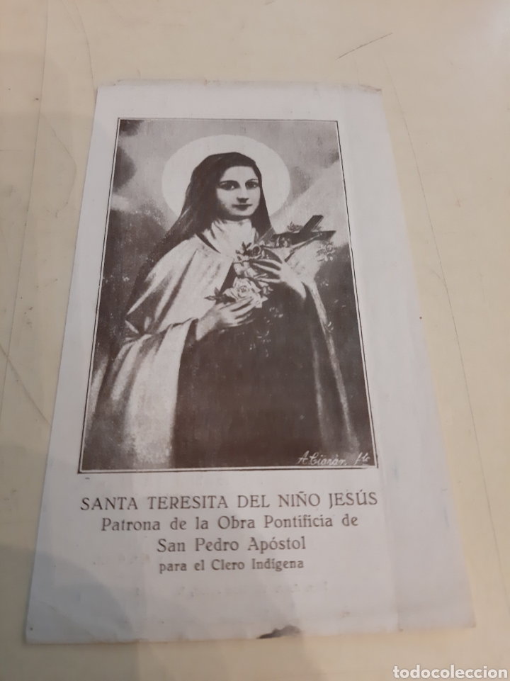 Coleccionismo de carteles: 1926 Santa Teresa del Ni&ntilde;o Jes&uacute;s clero ind&iacute;gena Madrid
