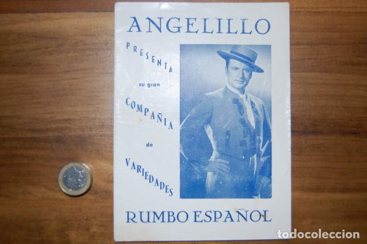 Coleccionismo de carteles: ANGELILLO RUMBO ESPA&Ntilde;OL - Foto 1