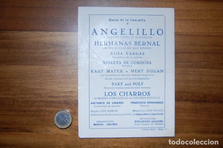 Coleccionismo de carteles: ANGELILLO RUMBO ESPA&Ntilde;OL - Foto 3