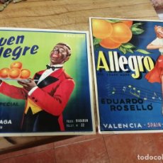 Collezionismo di affissi: LOTE DE 4 CARTELES DE PUBLICIDAD AÑOS 50
