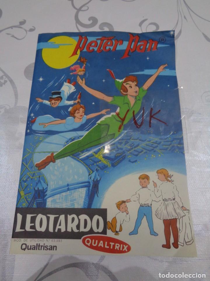 Coleccionismo de carteles: BONITA PUBLICIDAD DE LEOTARDO - QUALTRIX - CON DIBUJOS DE PETER PAN - 1966-1967