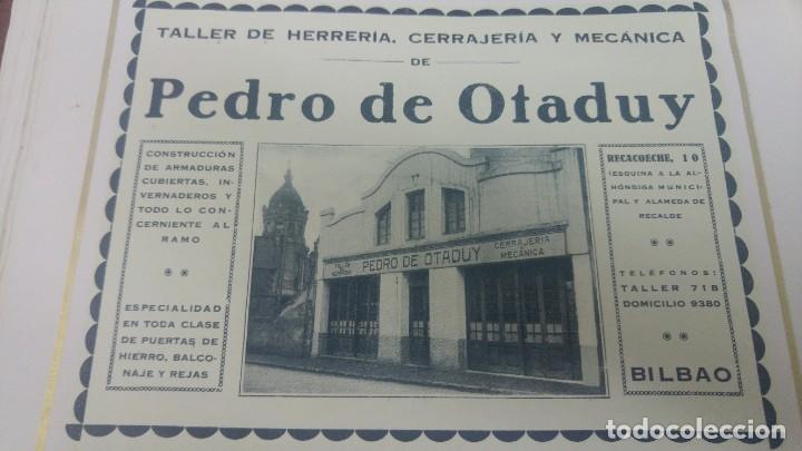 Sammeln von Plakaten: TALLER DE HERRERIA CERRAJERIA Y MECANICA DE PEDRO DE OTADUY BILBAO HOJA A&Ntilde;O 1926