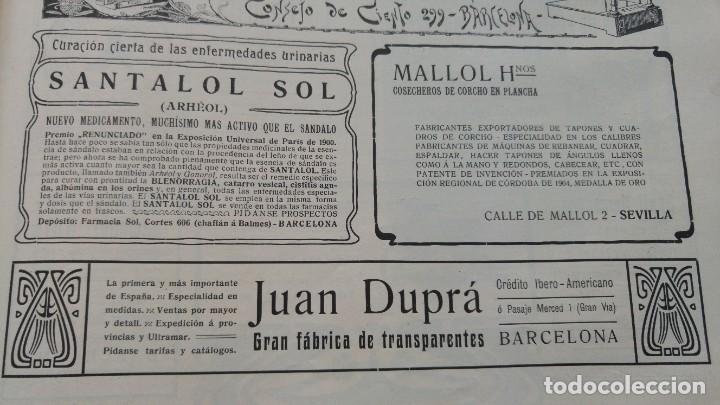 Poster collecting: GRAN FABRICA DE TRANSPARENTES JUAN DUPRA ESPECIALIDAD EN MEDIDAS BARCELONA HOJA PUBLICIDAD A&Ntilde;O 1906