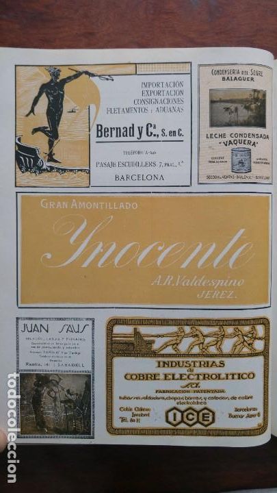 Coleccionismo de carteles: GRAN AMONTILLADO -YNOCENTE -A.R.VALDESPINO JEREZ HOJA PUBLICIDAD A&Ntilde;O 1920