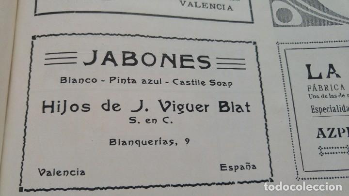 Colecionismo de cartazes: JABONES BLANCO-PINTA AZUL-CASTILE SOAP -HIJOS DE J.VIGUER BLAT- VALENCIA HOJA REVISTA A&Ntilde;O 1920