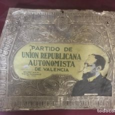Coleccionismo de carteles: UNIÓN REPUBLICANA AUTONOMISTA. CARTEL CON RETRATO DE VICENTE BLASCO IBAÑEZ