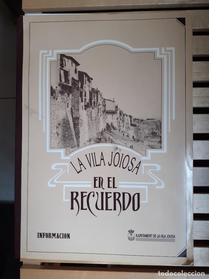 Poster collecting: VILLAJOIOSA EN EL RECUERDO. 12 POSTALES EN SEPIA PARA ENCUADRAR. CON CARPETA