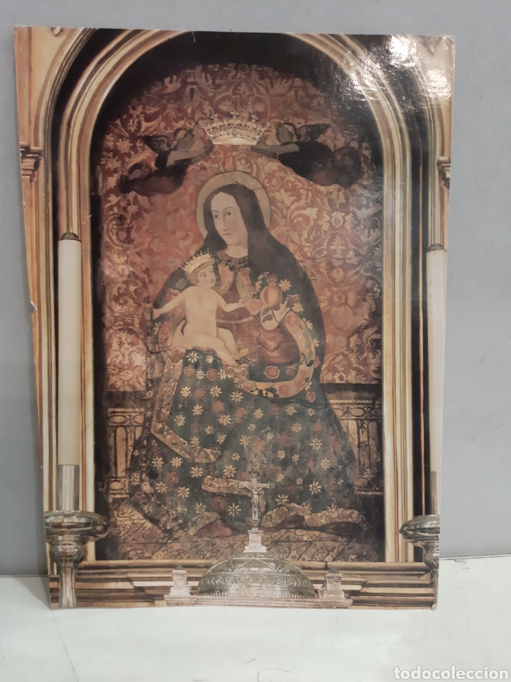 Poster collecting: 2001 Recuerdo congreso Eucar&iacute;stico Nacional Andaluc&iacute;a Santuario Mariano 15x21 alto