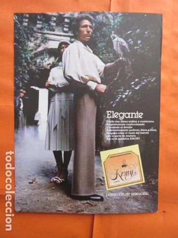 Coleccionismo de carteles: PUBLICIDAD 1978 - COLECCION ROPA MODA MODISTA MANIQUIES FIGURINES - PANTALONES KRONY