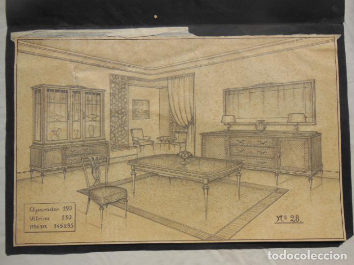 Colecionismo de cartazes: COMEDOR. N&ordm; 28. Muebles Lloret, Valencia.
