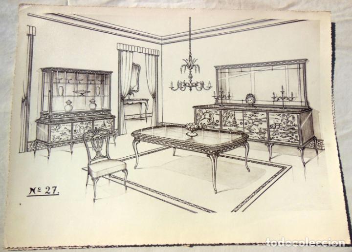 Colecionismo de cartazes: COMEDOR N&ordm; 27. Muebles Lloret, Valencia.