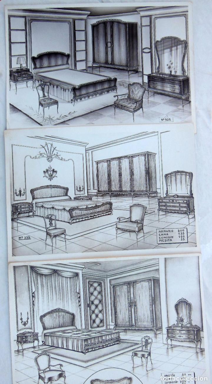 Colecionismo de cartazes: HABITACI&Oacute;N N&ordm; 500, 135, 505. Muebles Lloret, Valencia.