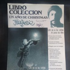 Coleccionismo de carteles: HOJA PRESENTACIÓN LIBRO FERRANDIZ , UN SÍ A LA VIDA, CON AUTÓGRAFO, VER FOTOS