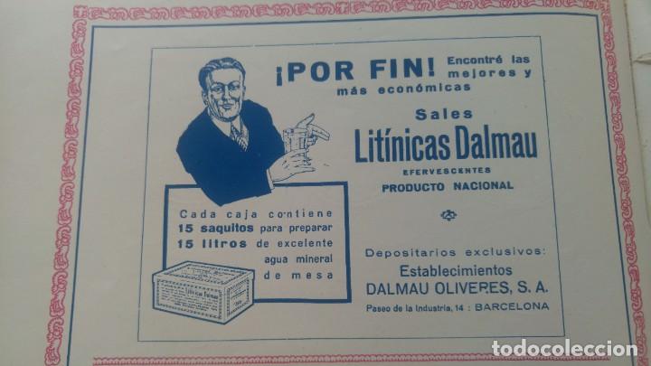 Sammeln von Plakaten: SALES LITINICAS DALMAU EFERVESCENTES -DALMAU OLIVERES S.A.- BARCELONA HOJA REVISTA A&Ntilde;O 1928