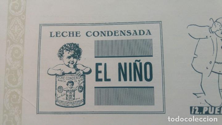 Sammeln von Plakaten: LECHE CONDENSADA EL NI&Ntilde;O SOCIEDAD LECHERA MONTA&Ntilde;ESA SANTANDER HOJA REVISTA A&Ntilde;O 1928