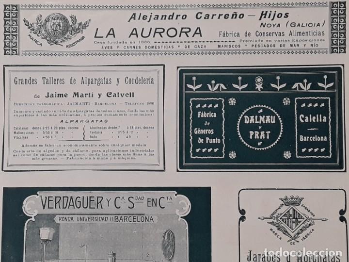 Colecionismo de cartazes: FABRICA DE CONSERVAS ALIMENTICIAS -LA AURORA- ALEJANDRO CARRE&Ntilde;O HIJOS NOYA GALICIA  HOJA  A&Ntilde;O 1902