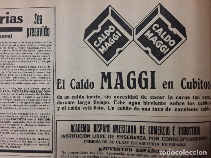 Poster collecting: CALDO MAGGI EN CUBITOS HOJA REVISTA A&Ntilde;O 1925