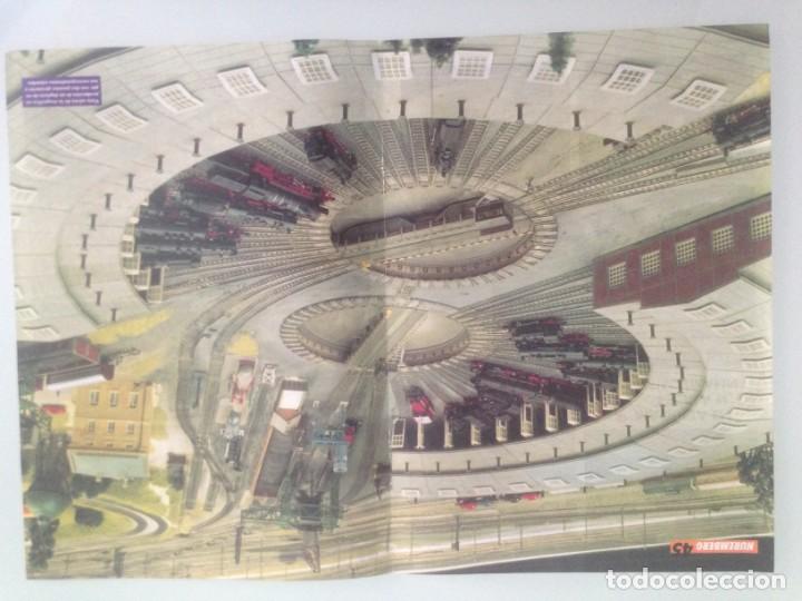 Poster collecting: POSTER TREN, DEPOSITO DE VAPOR ROTONDA 43x30