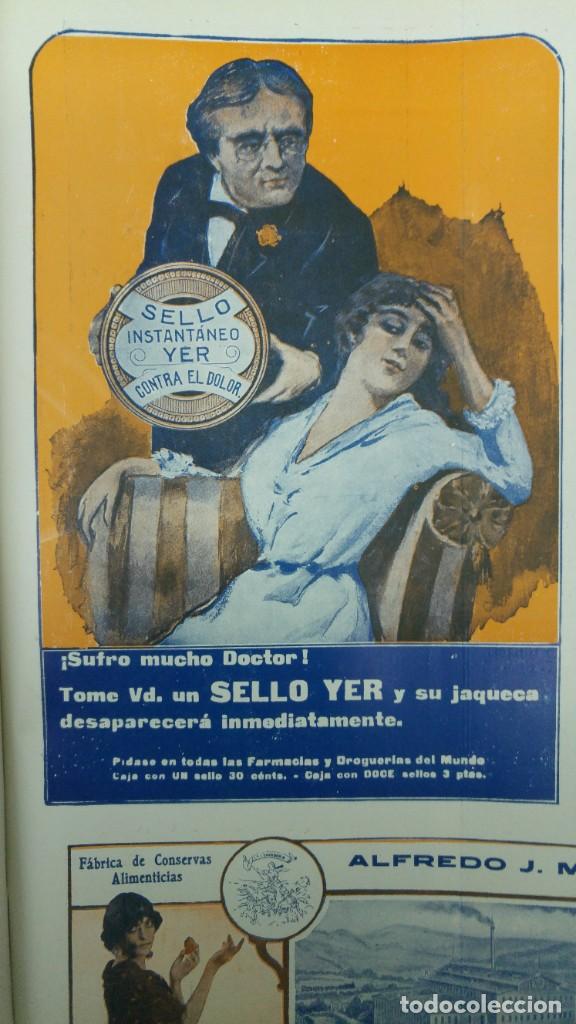 Poster collecting: SELLO YER CONTRA EL DOLOR HOJA REVISTA A&Ntilde;O 1920
