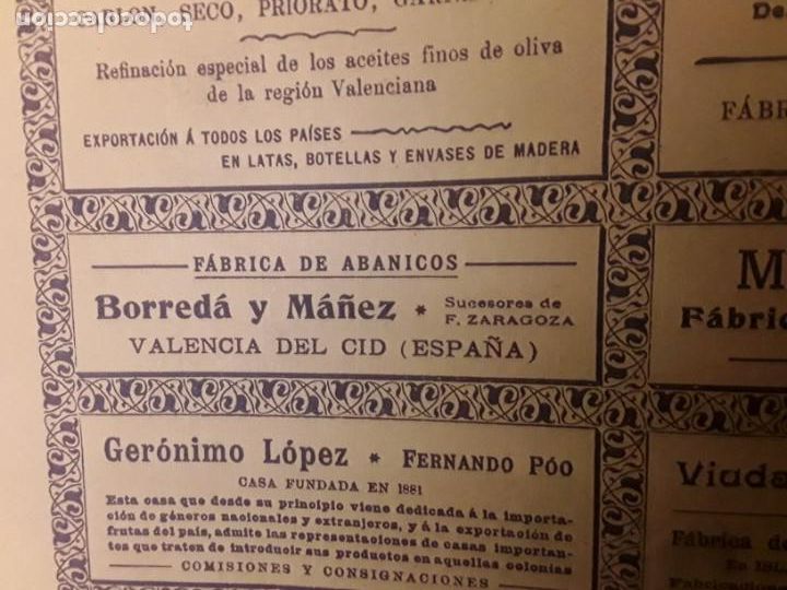 Coleccionismo de carteles: FABRICA DE ABANICOS BORREDA Y MA&Ntilde;EZ VALENCIA DEL CID ZARAGOZA SUCESORES F.ZARAGOZA HOJA A&Ntilde;O 1902