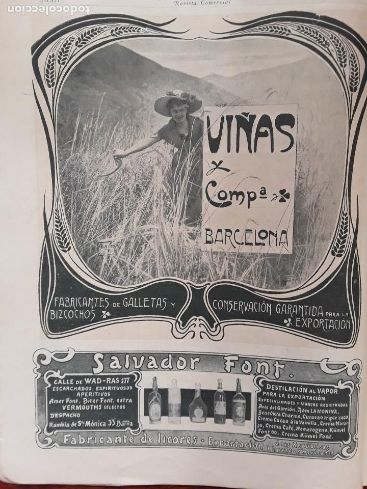 Colecionismo de cartazes: FABRICA DE GALLETAS Y BIZCOCHOS VI&Ntilde;AS Y C&ordf; BARCELONA HOJA A&Ntilde;O 1903