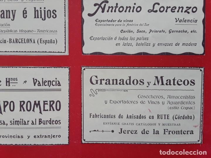 Colecionismo de cartazes: FABRICA DE ANISADOS GRANADOS Y MATEOS RUTE CORDOBA JEREZ DE LA FRONTERA ANIS HOJA A&Ntilde;O 1903