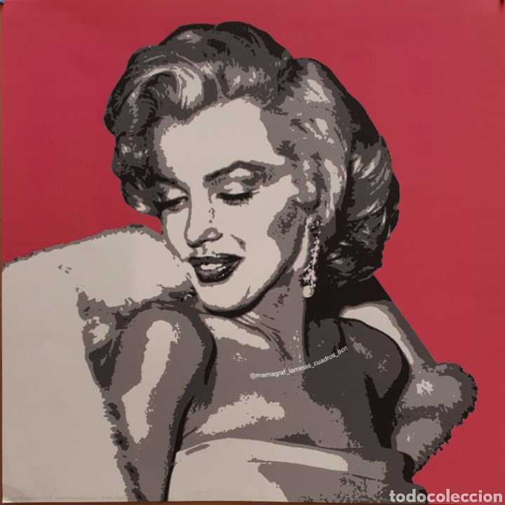 Coleccionismo de carteles: MARILYN MONROE ROJO MAMAGRAF